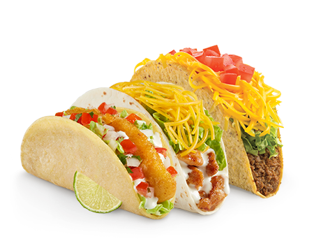 3 taco image Del Taco