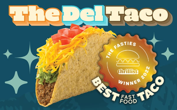 The Del Taco Fasties Best Fast Food Taco Winner